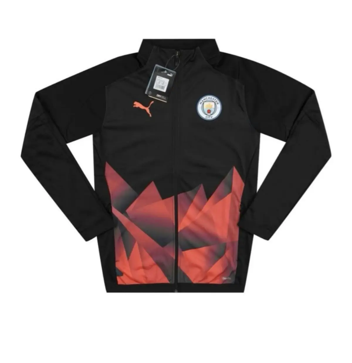 Puma Manchester City Track Jacket Black Red
