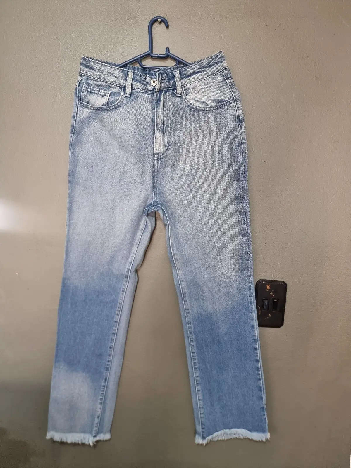 Foschini Light Wash Raw Hem Denim Jeans