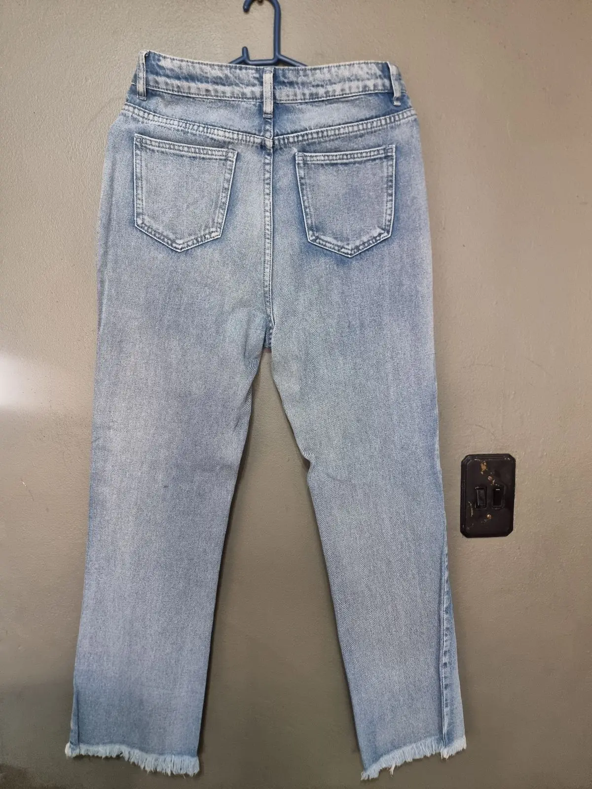 Foschini Light Wash Raw Hem Denim Jeans