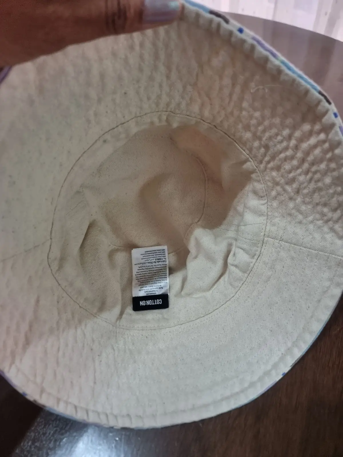 Cotton On Striped Bucket Hat