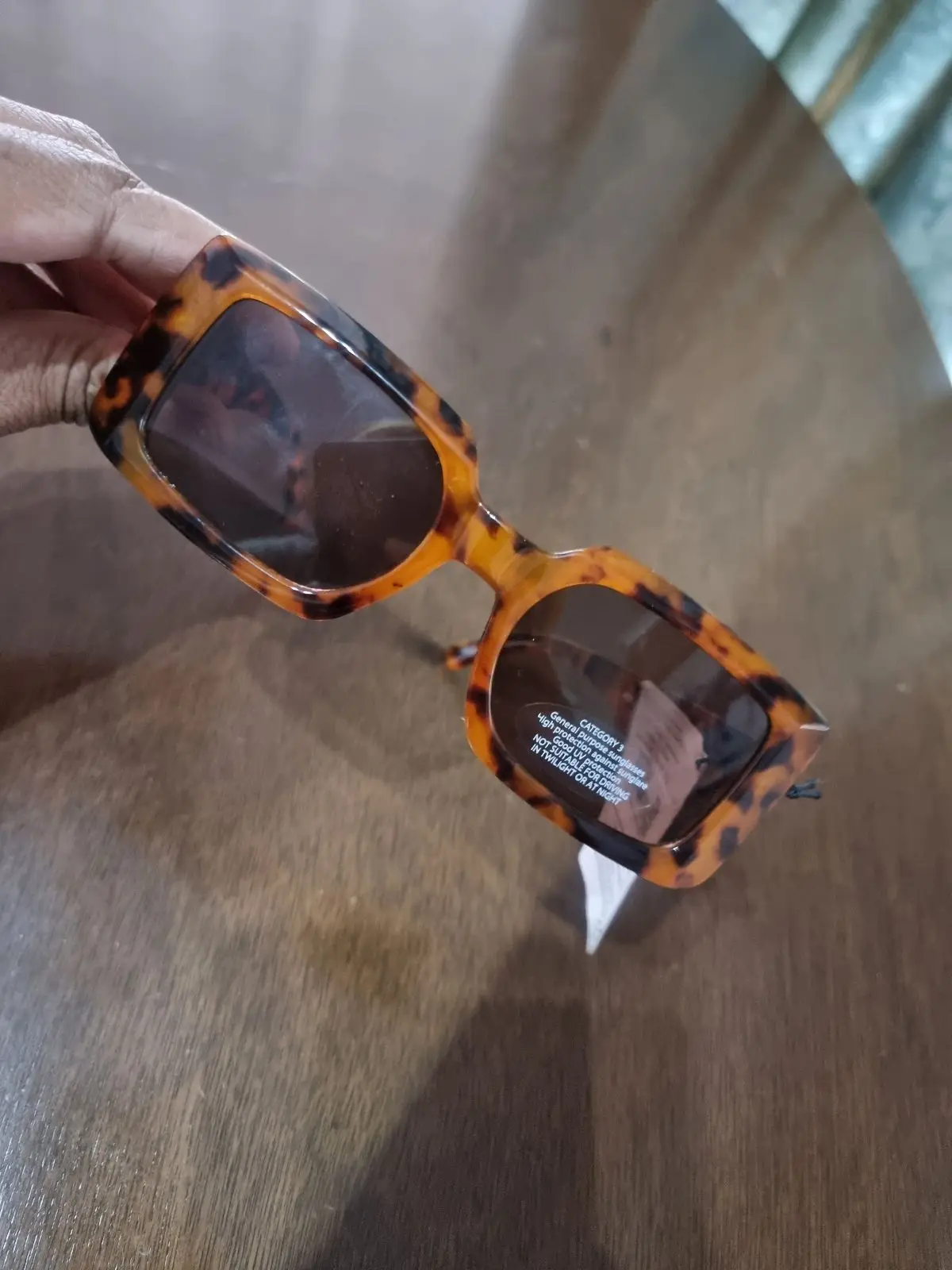 Cotton On Tortoiseshell Square Sunglasses