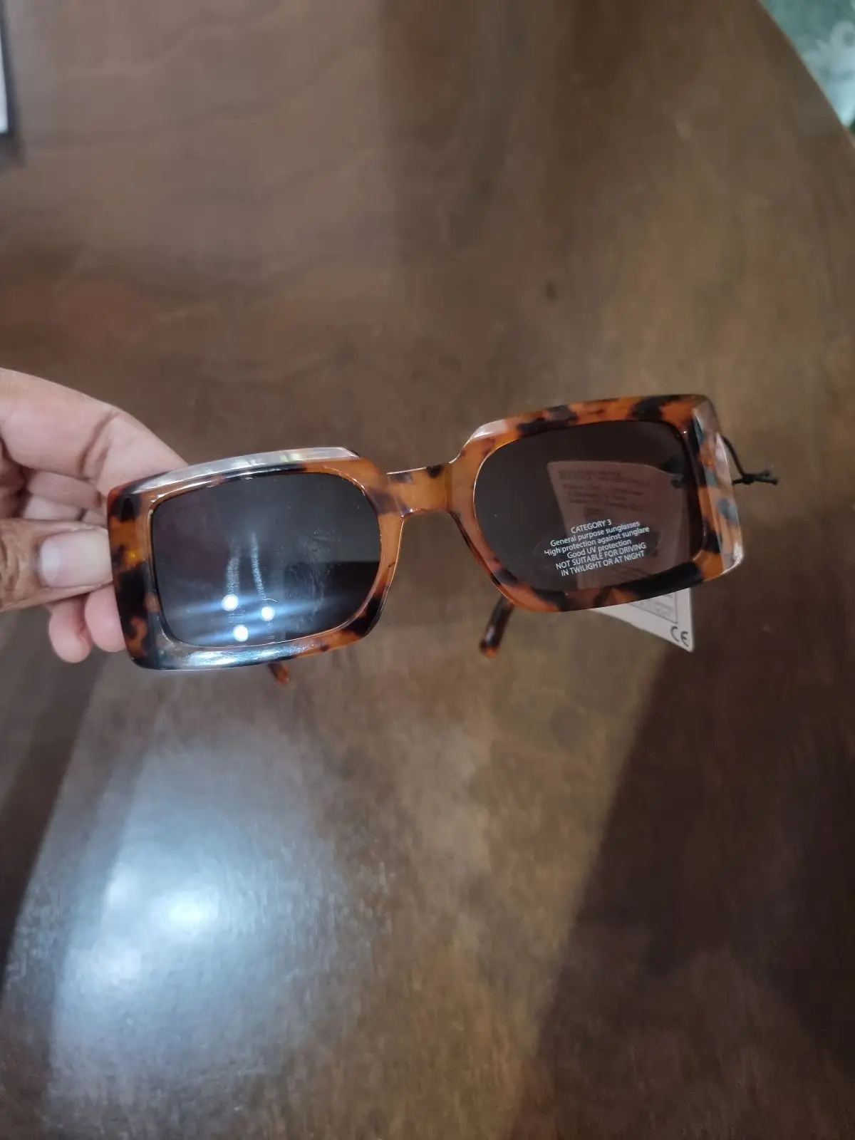 Cotton On Tortoiseshell Square Sunglasses