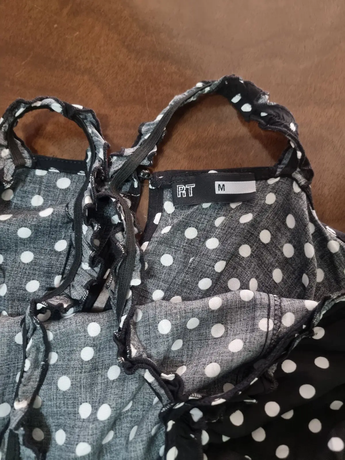 Mr Price Black and White Polka Dot Jumpsuit