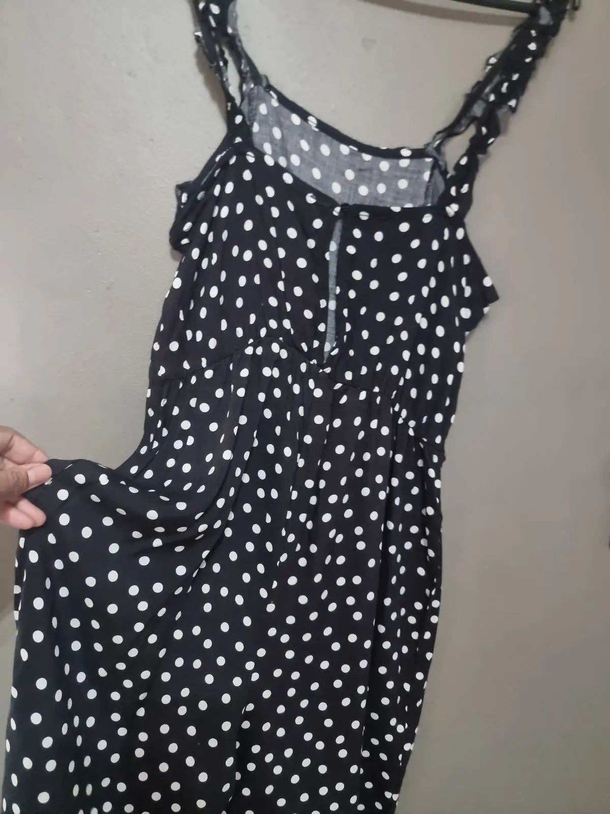 Mr Price Black and White Polka Dot Jumpsuit