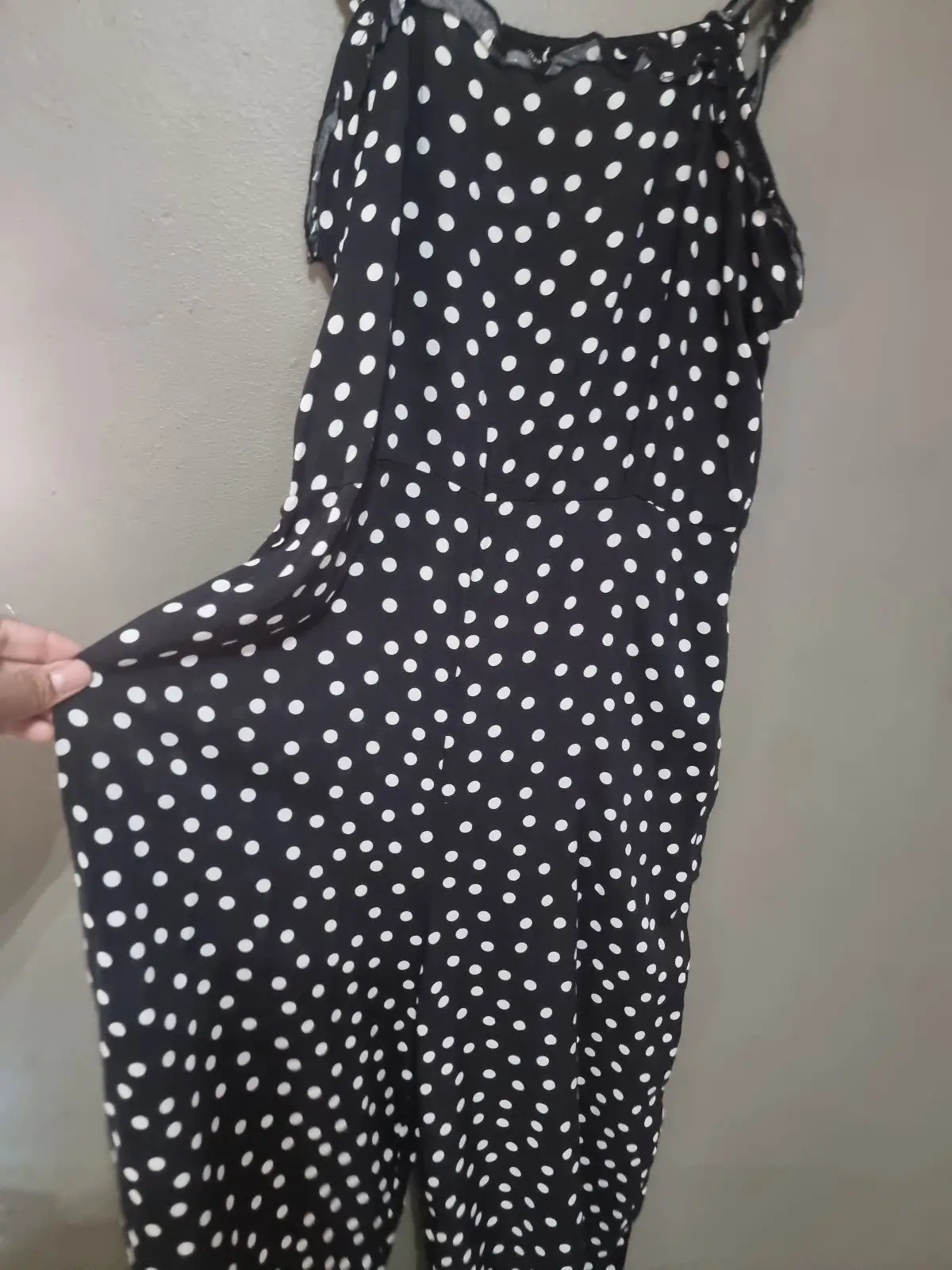 Mr Price Black and White Polka Dot Jumpsuit