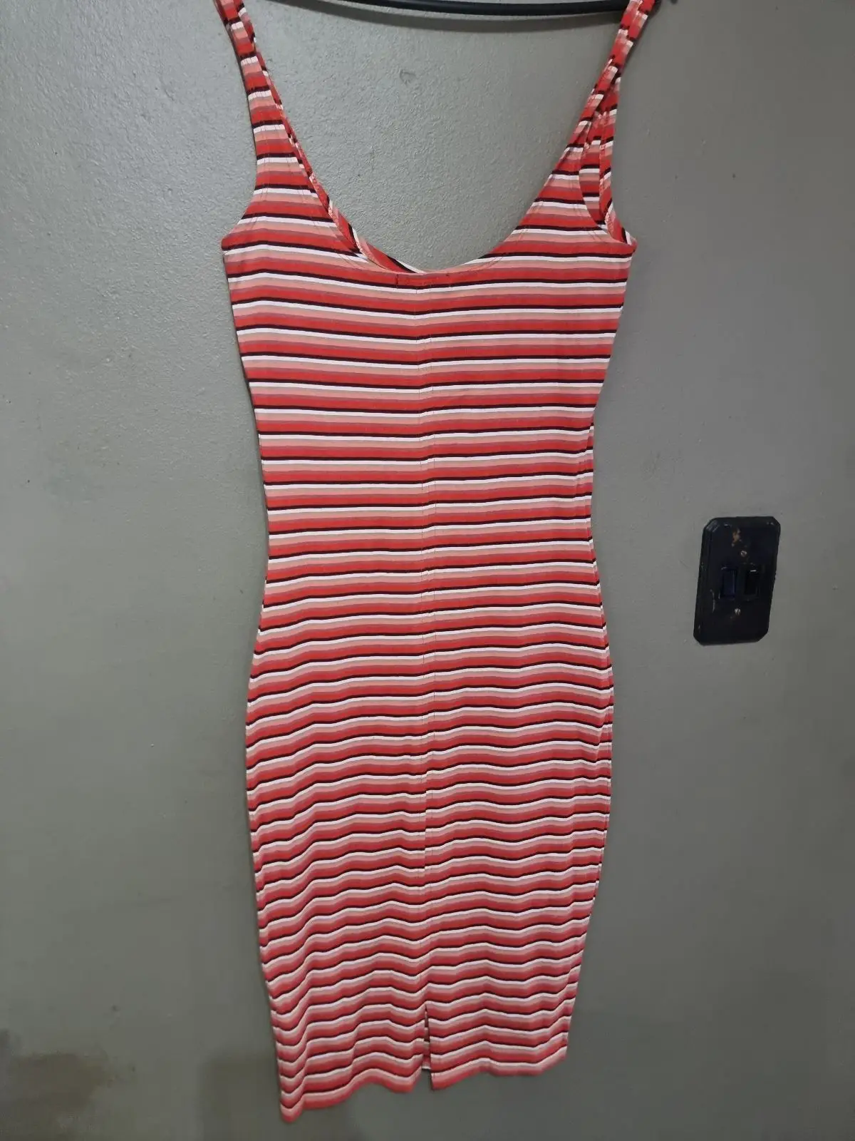 Cotton On Striped Midi Dress