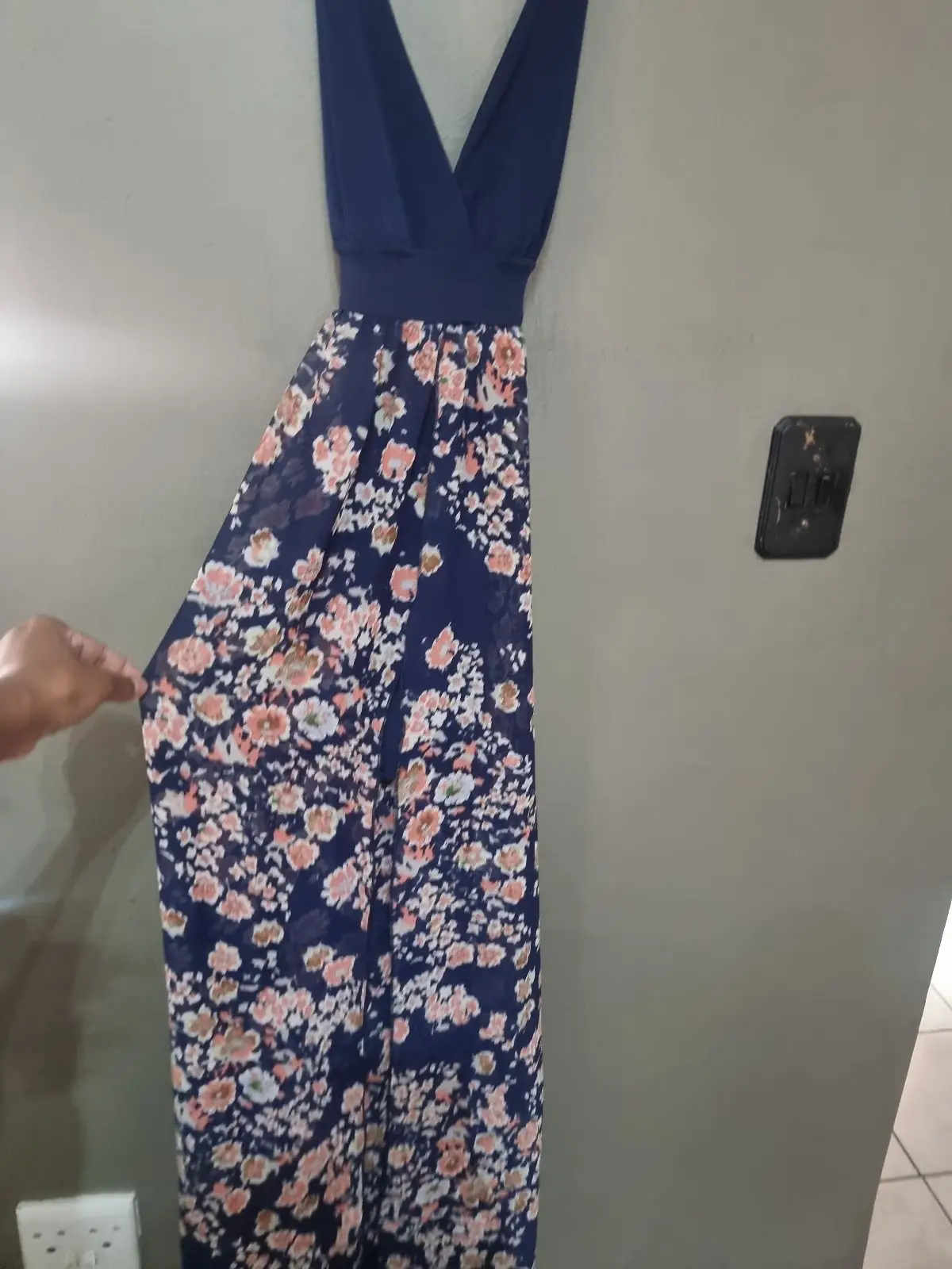 YDE Blue Floral Maxi Dress