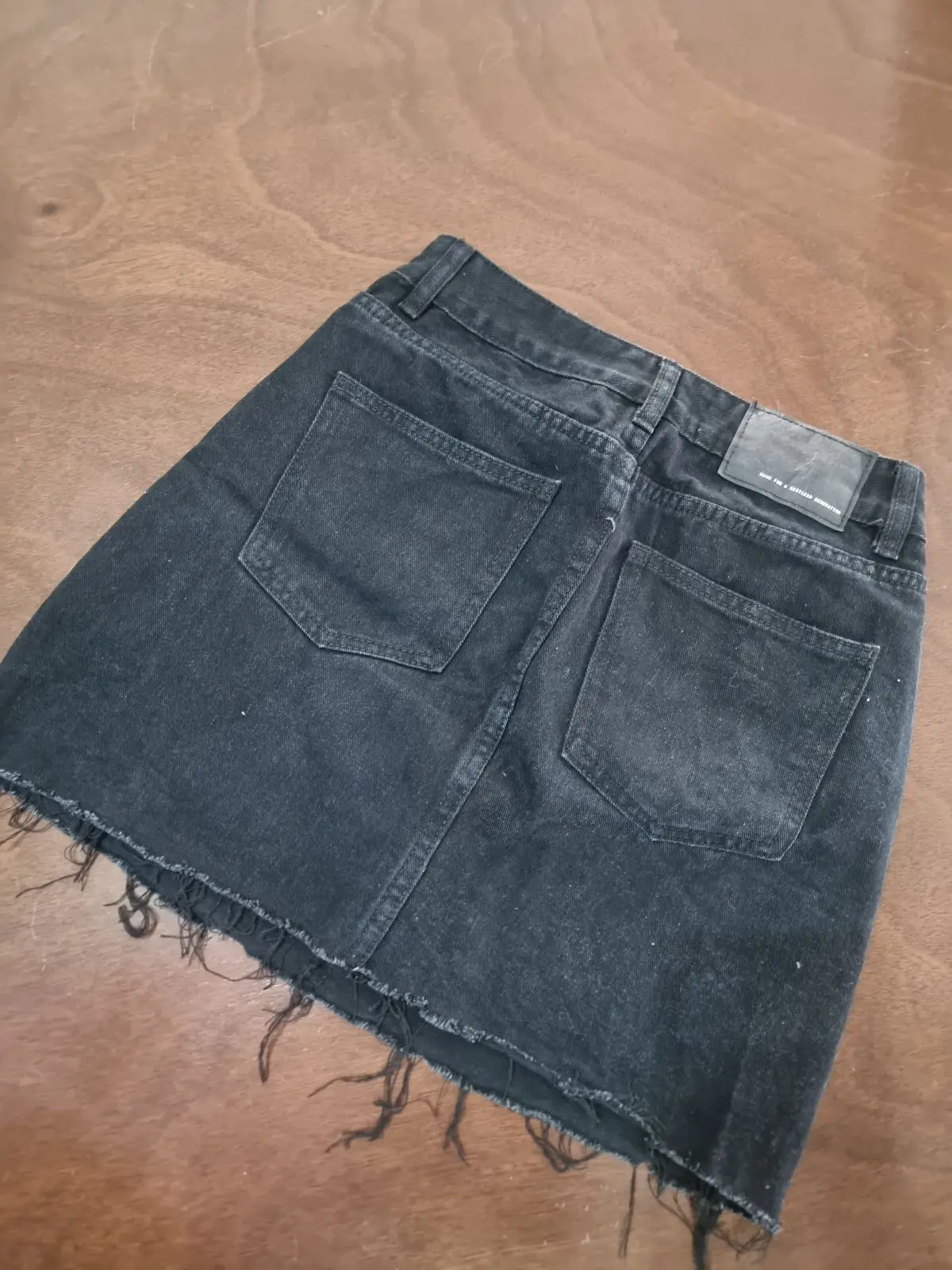 Factorie Black Denim Skirt