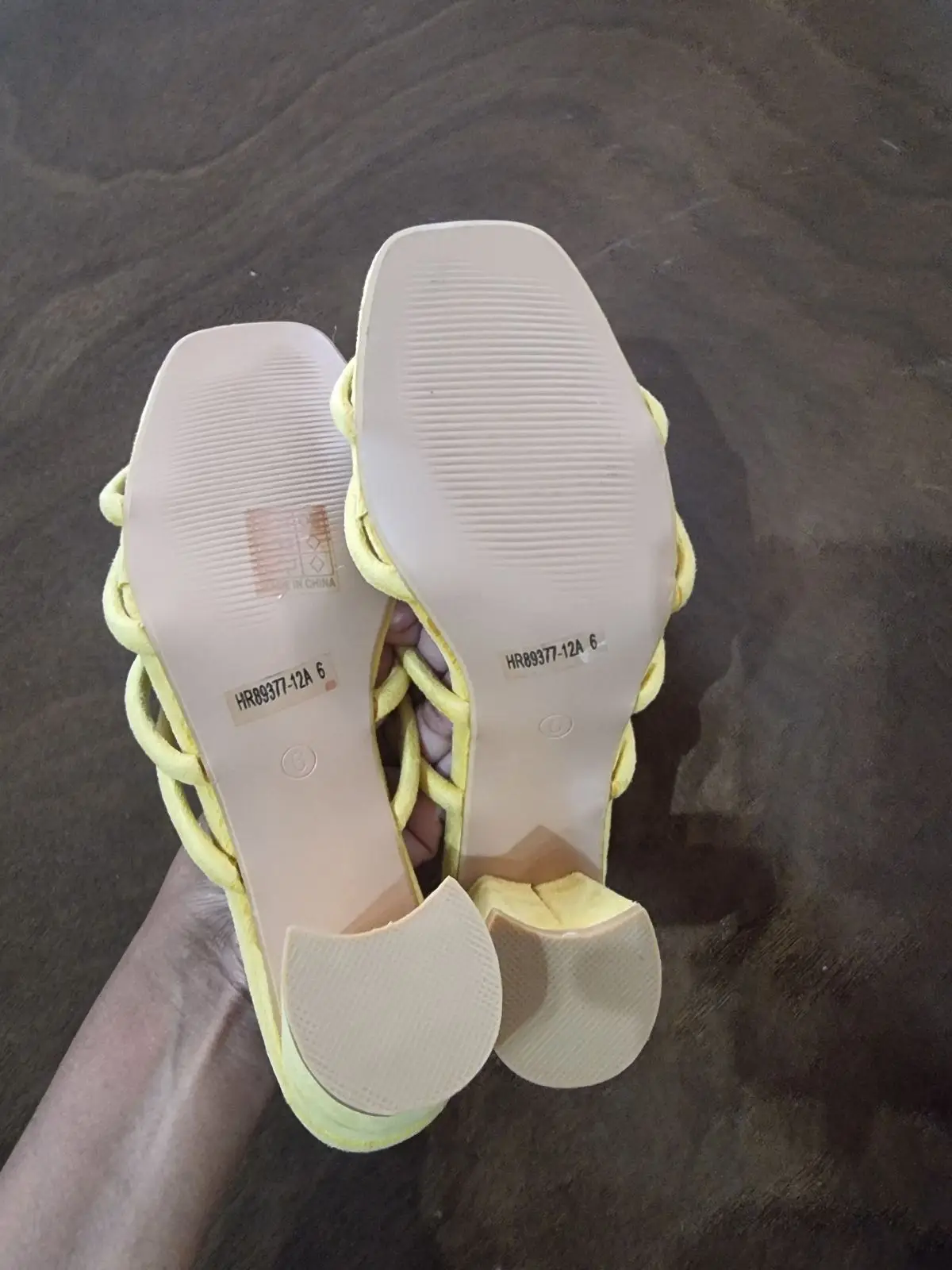 Superbalist Yellow Block Heel Sandals