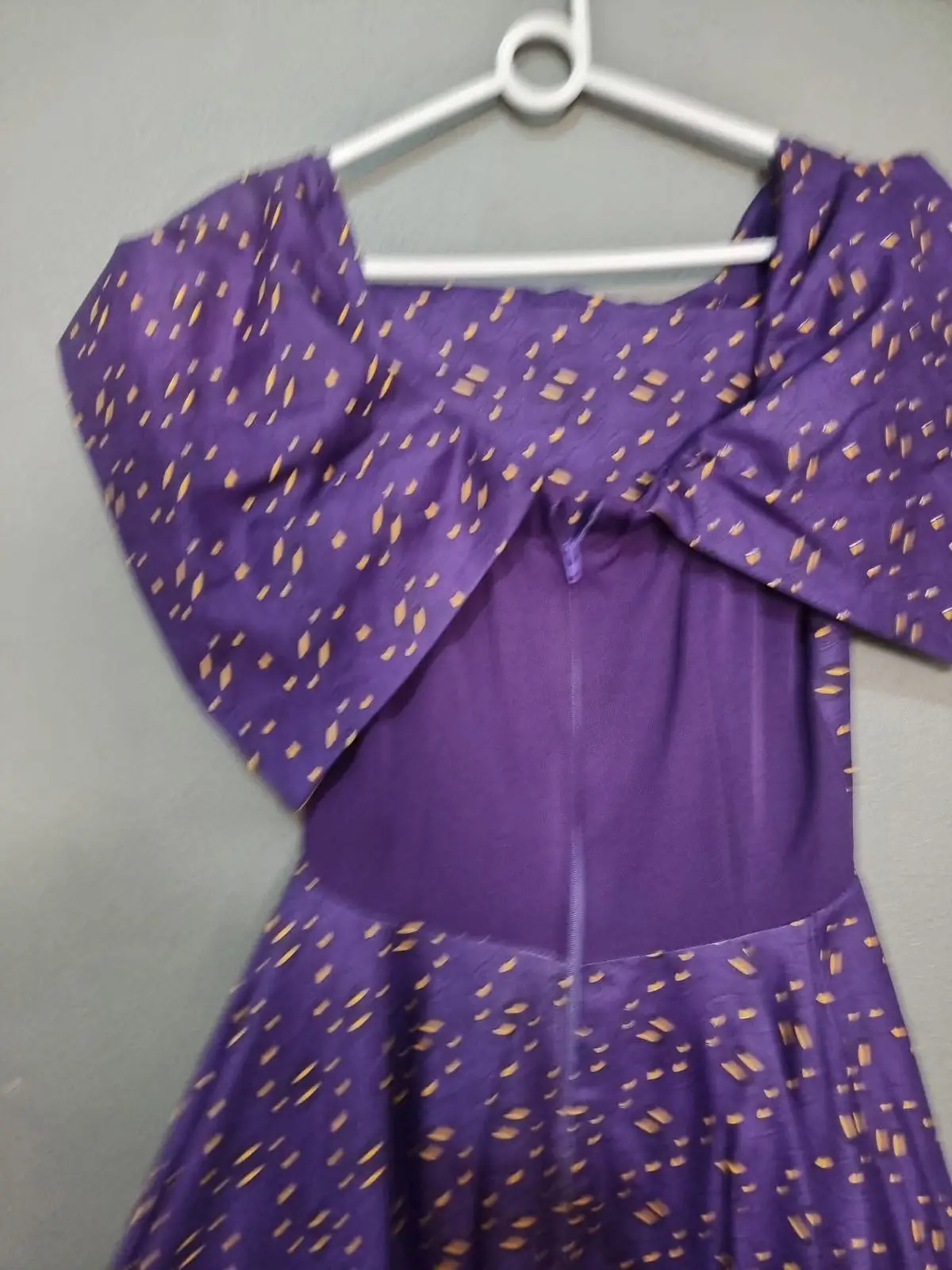 YDE Purple High-Low Print Top