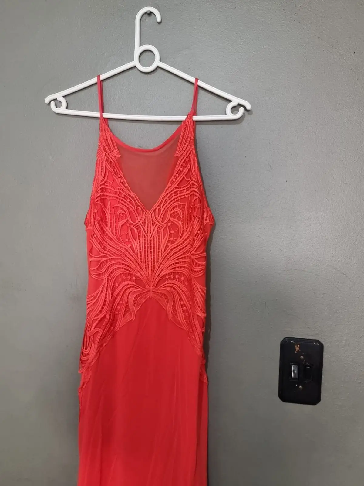 YDE Orange Long Evening Dress