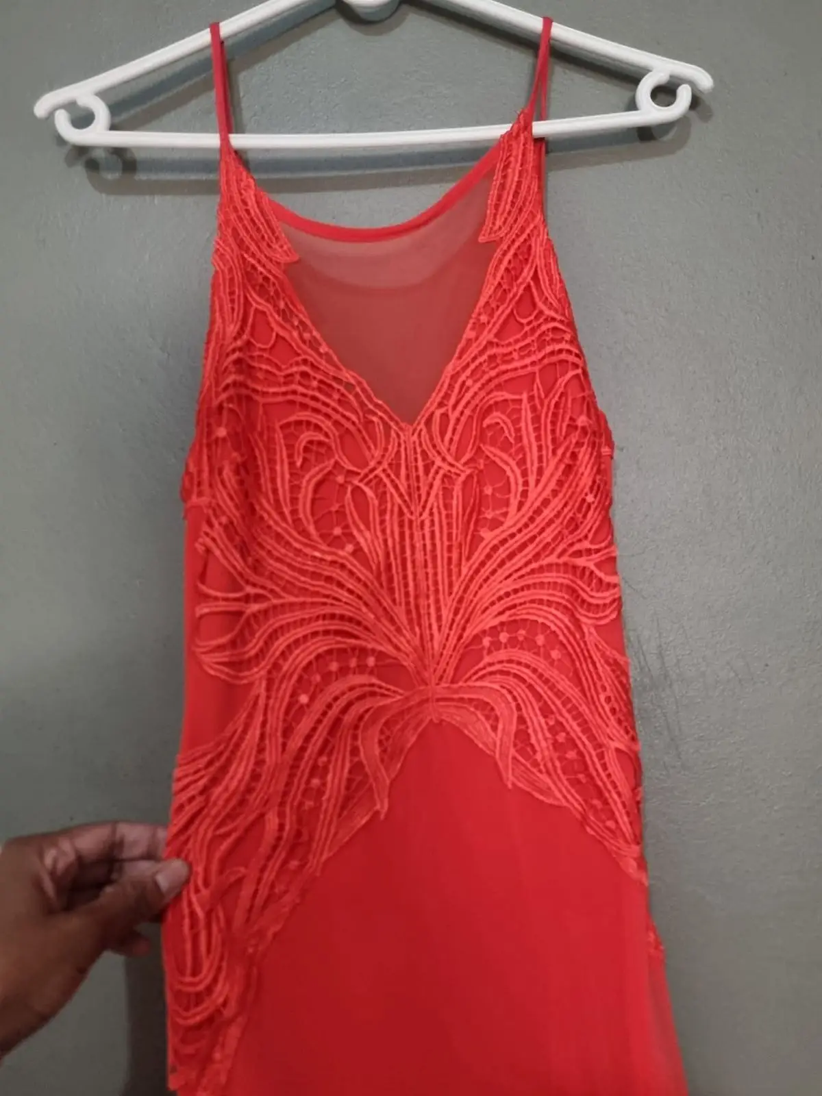 YDE Orange Long Evening Dress