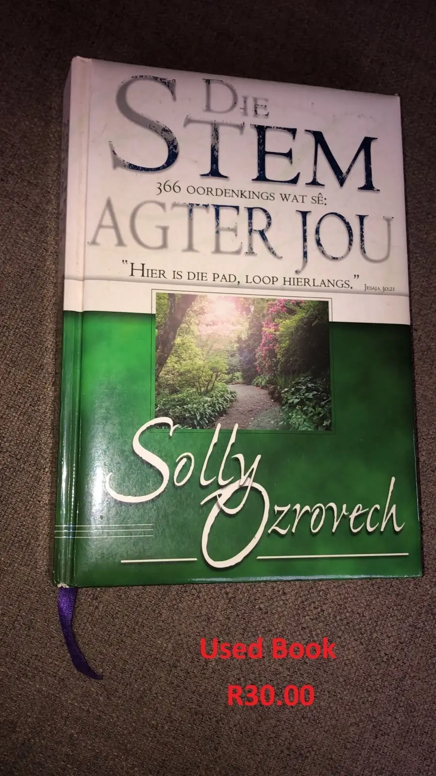 Die Stem Agter Jou by Solly Ozrovech Devotional Book