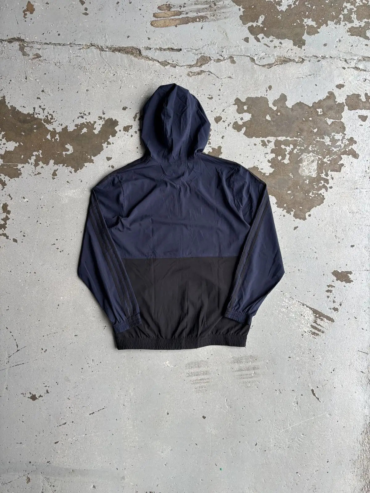 Adidas Navy and Black Windbreaker Jacket