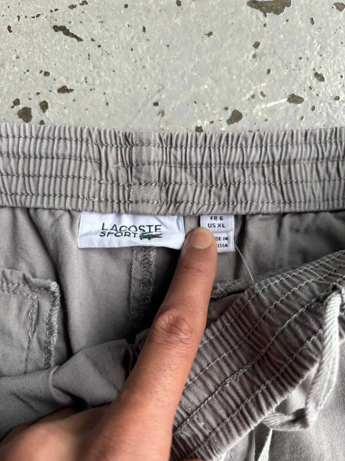 Lacoste Grey Casual Trousers