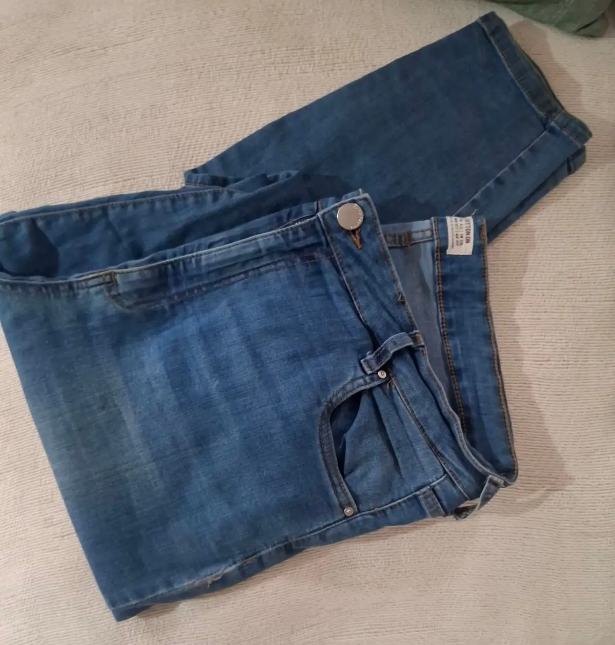 Cotton On Blue Denim Jeans Size 14 US