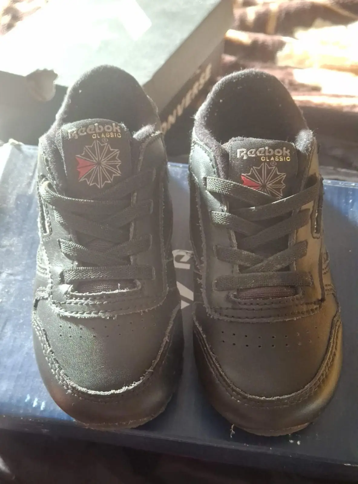 Reebok Classic Black Kids Sneakers