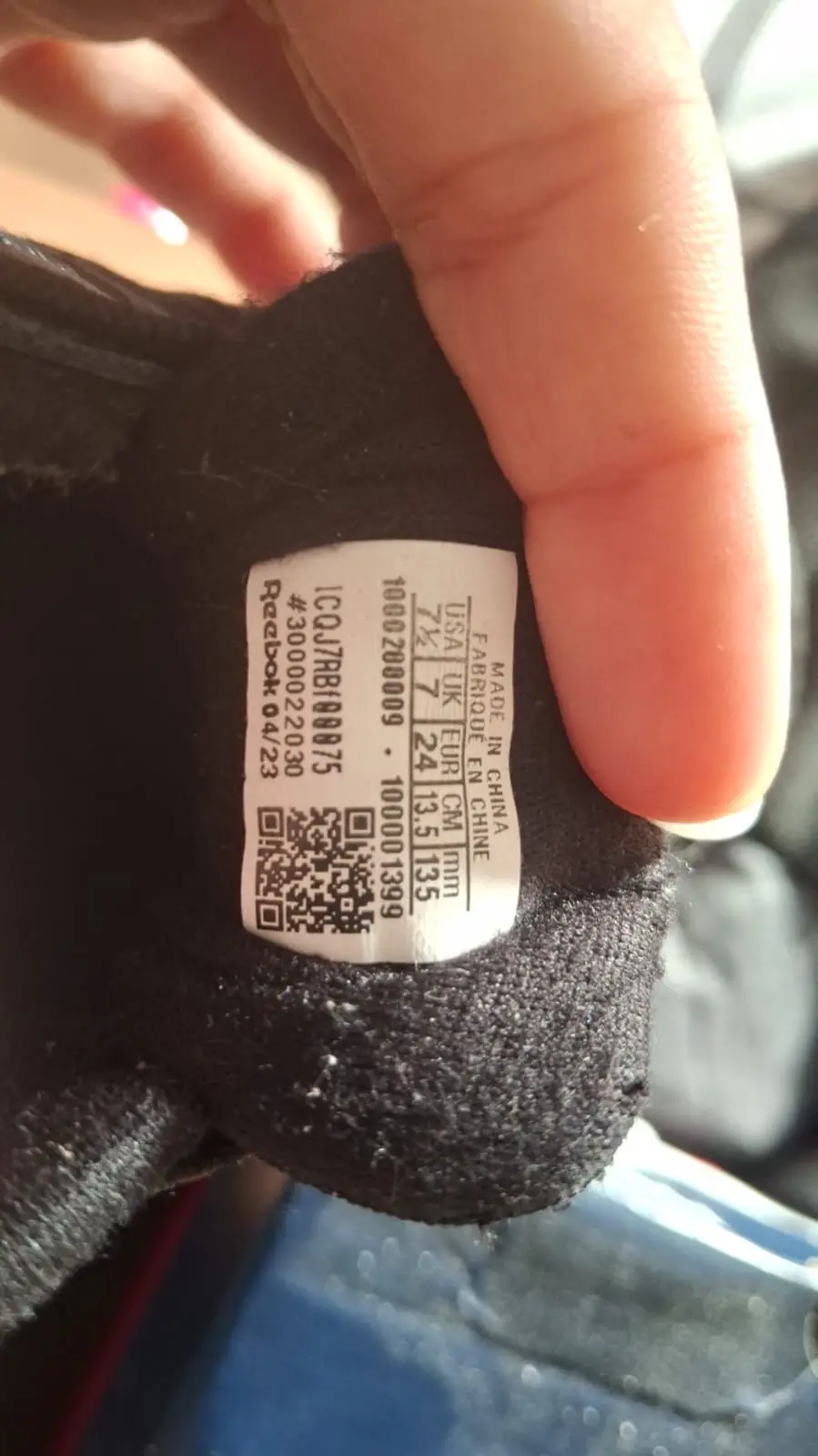 Reebok Classic Black Kids Sneakers