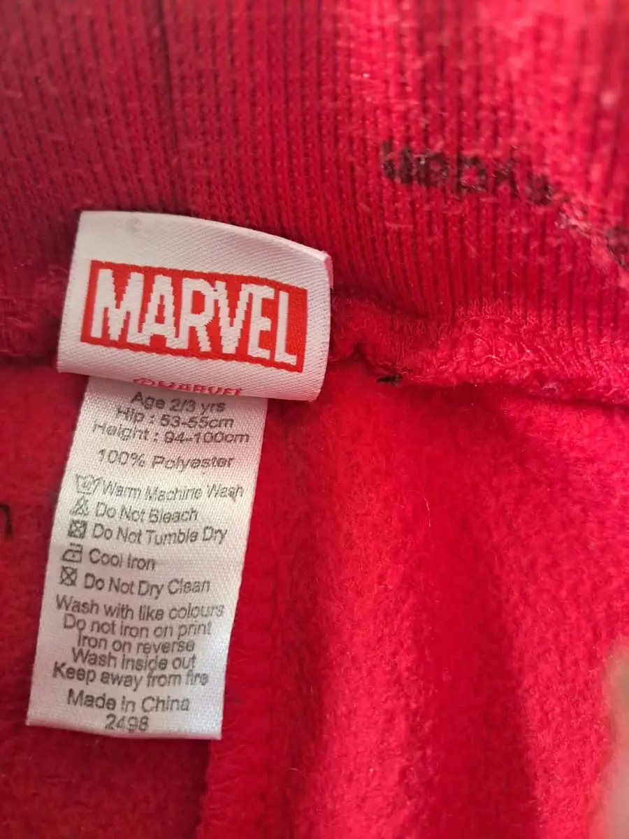 Marvel Spider-Man Kids 2-Piece Tracksuit Set – Age 2–3 Years
