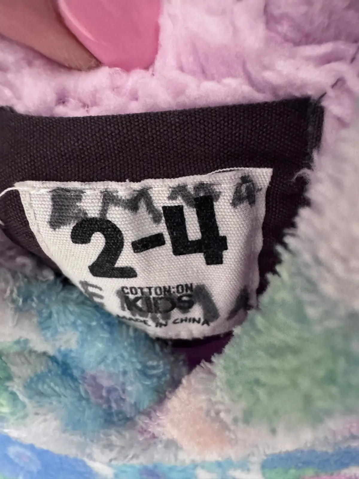 Cotton On Floral Fluffy Fleece Hoodie