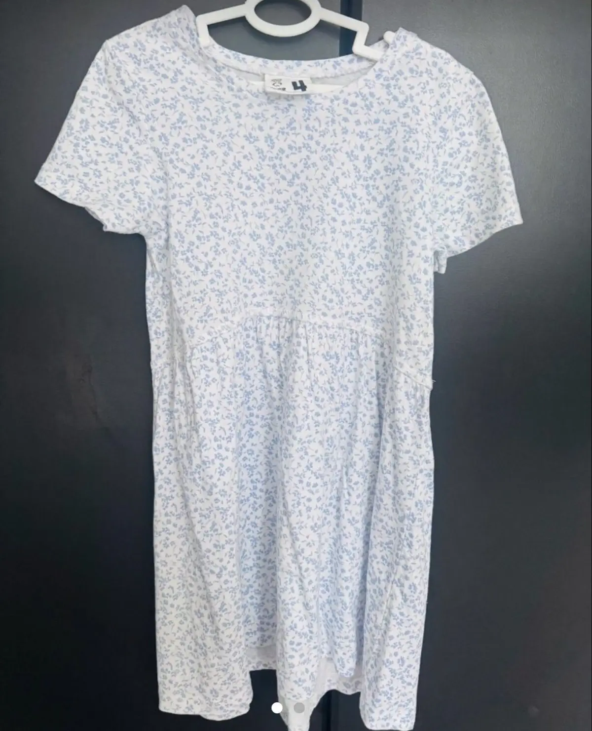 Cotton On Kids Blue Floral Dress