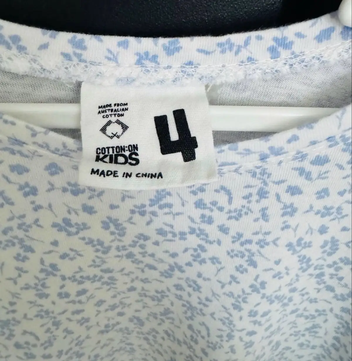 Cotton On Kids Blue Floral Dress