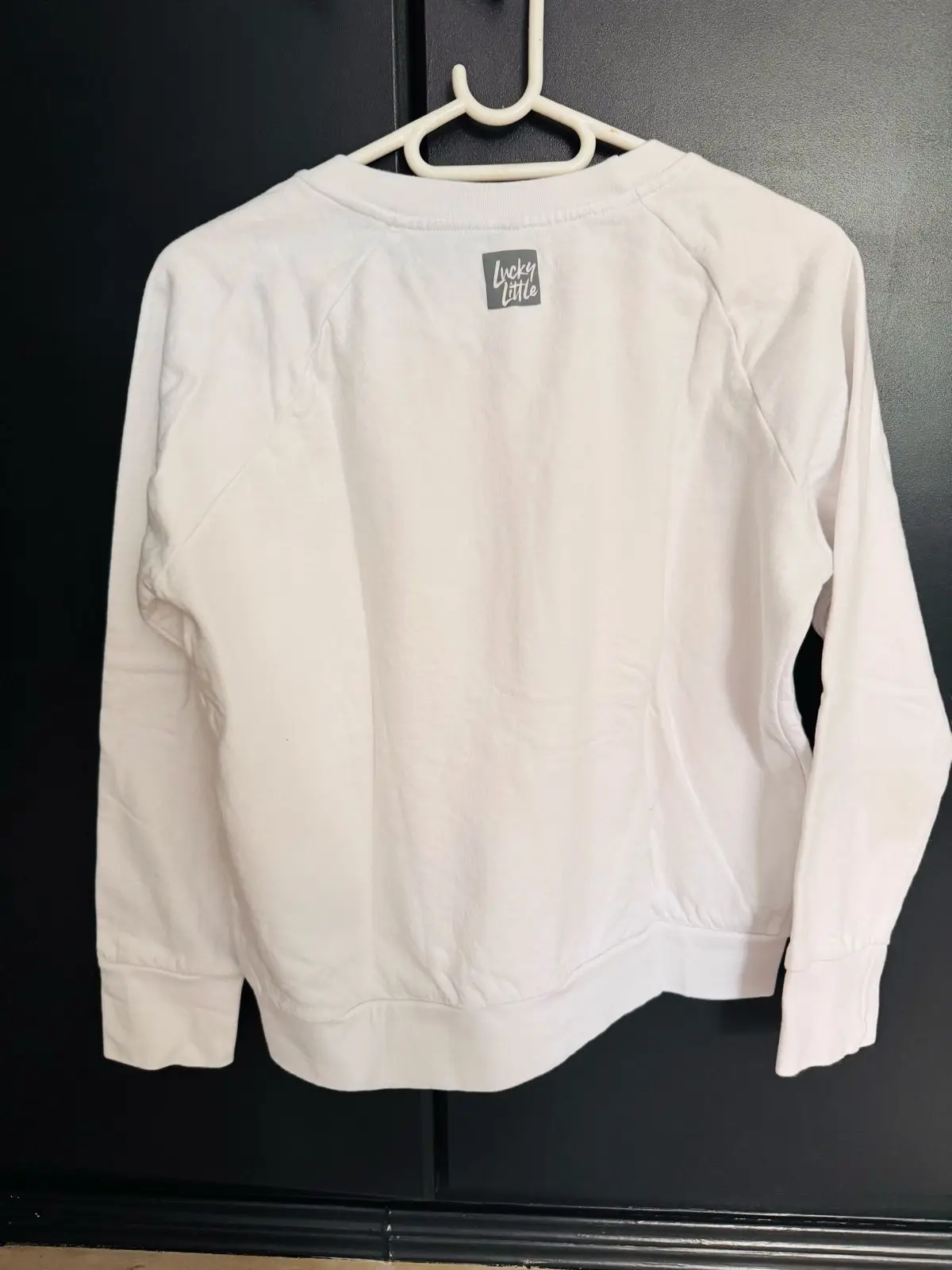 White Loved Mama Crewneck Sweatshirt