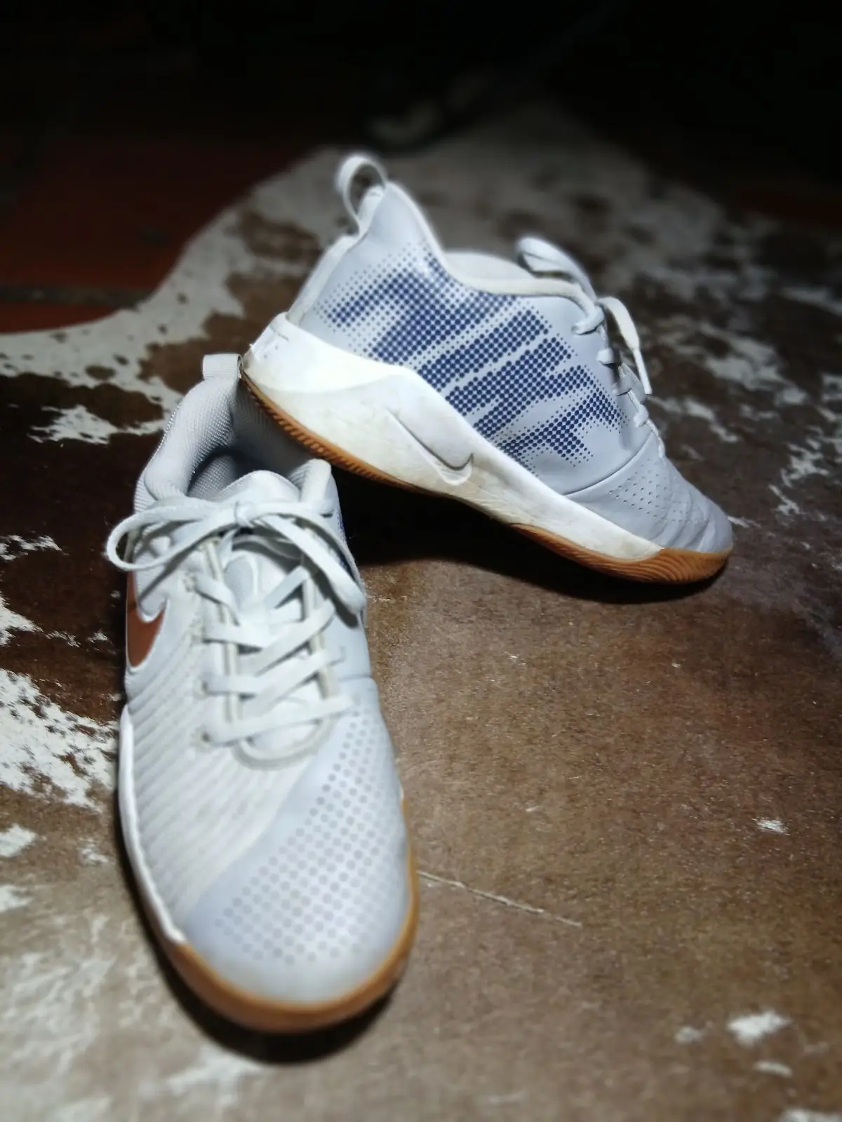 Nike Grey Gum Sole Training Sneakers