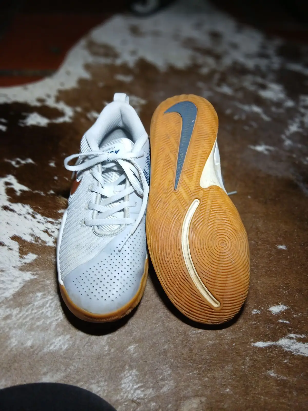 Nike Grey Gum Sole Training Sneakers