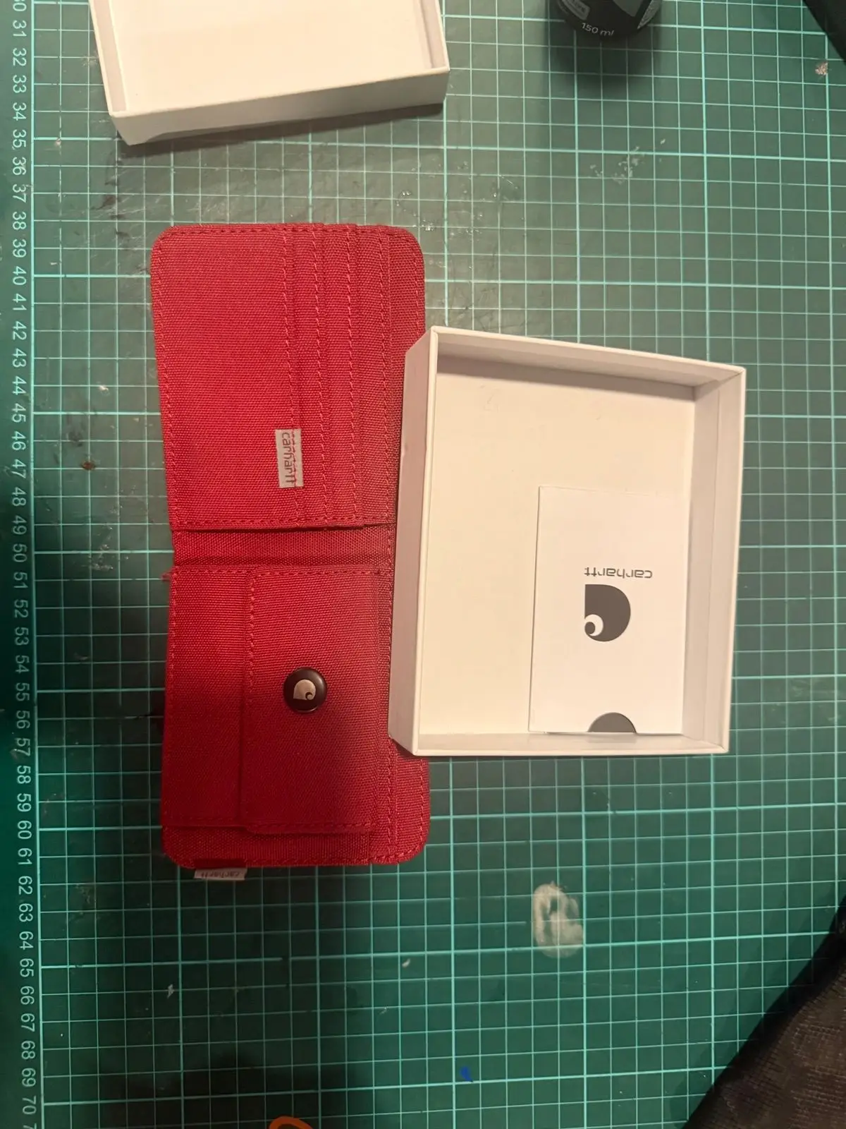 Carhartt Red Canvas Wallet