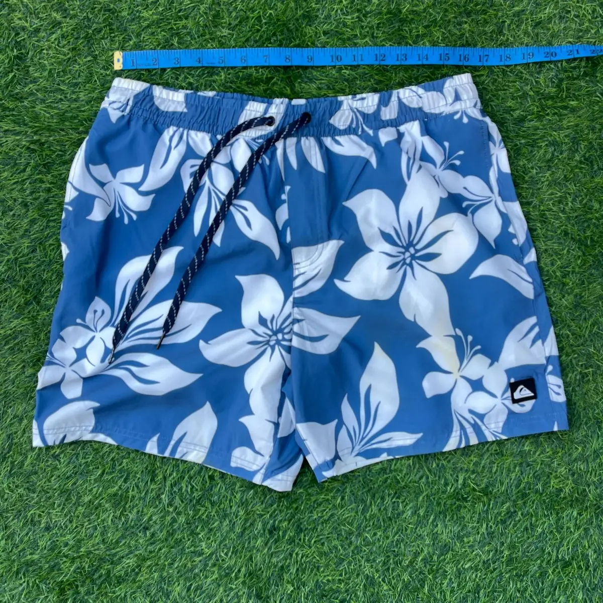 Quiksilver Blue Floral Swim Shorts