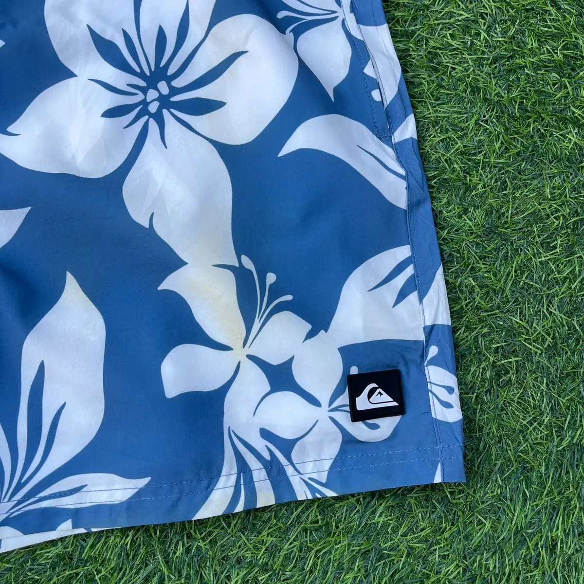 Quiksilver Blue Floral Swim Shorts