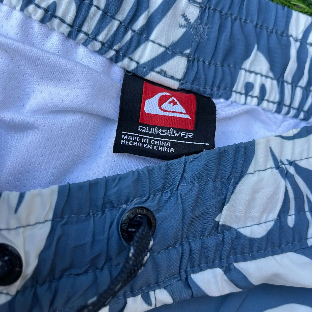 Quiksilver Blue Floral Swim Shorts