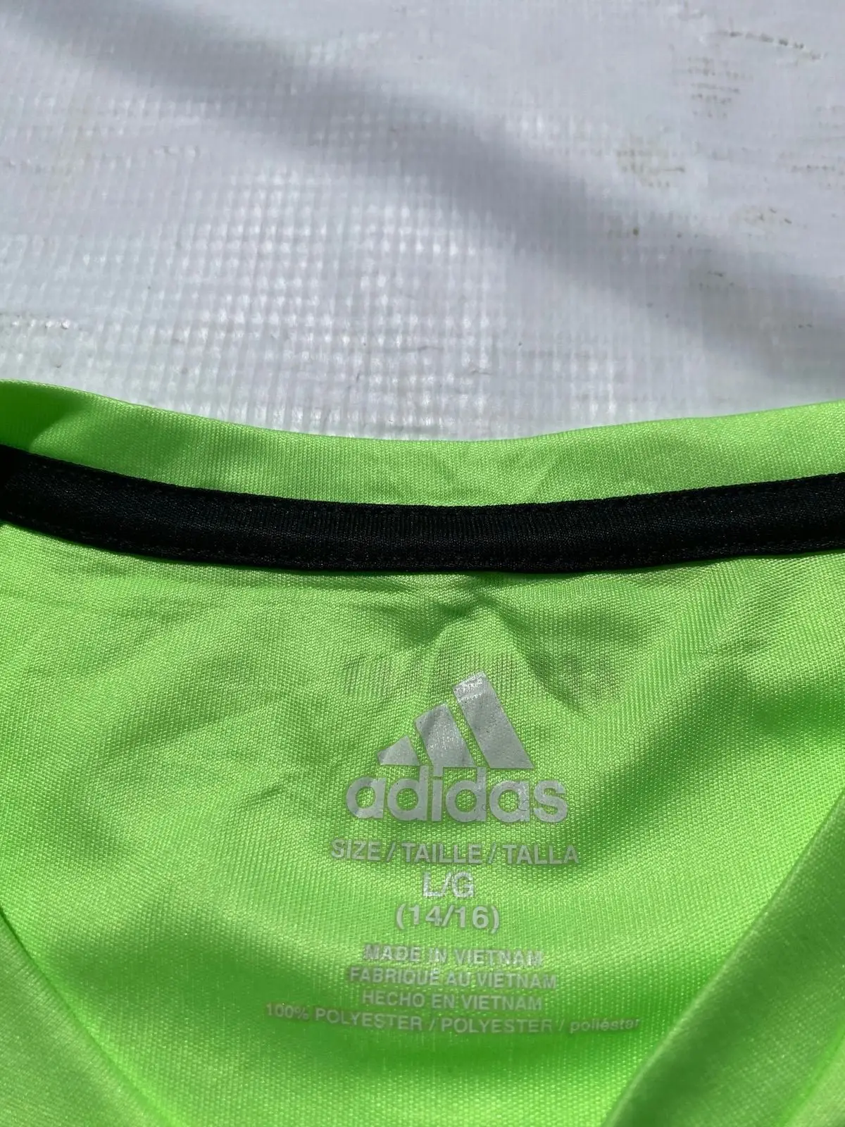 Adidas Neon Green Graphic T-Shirt