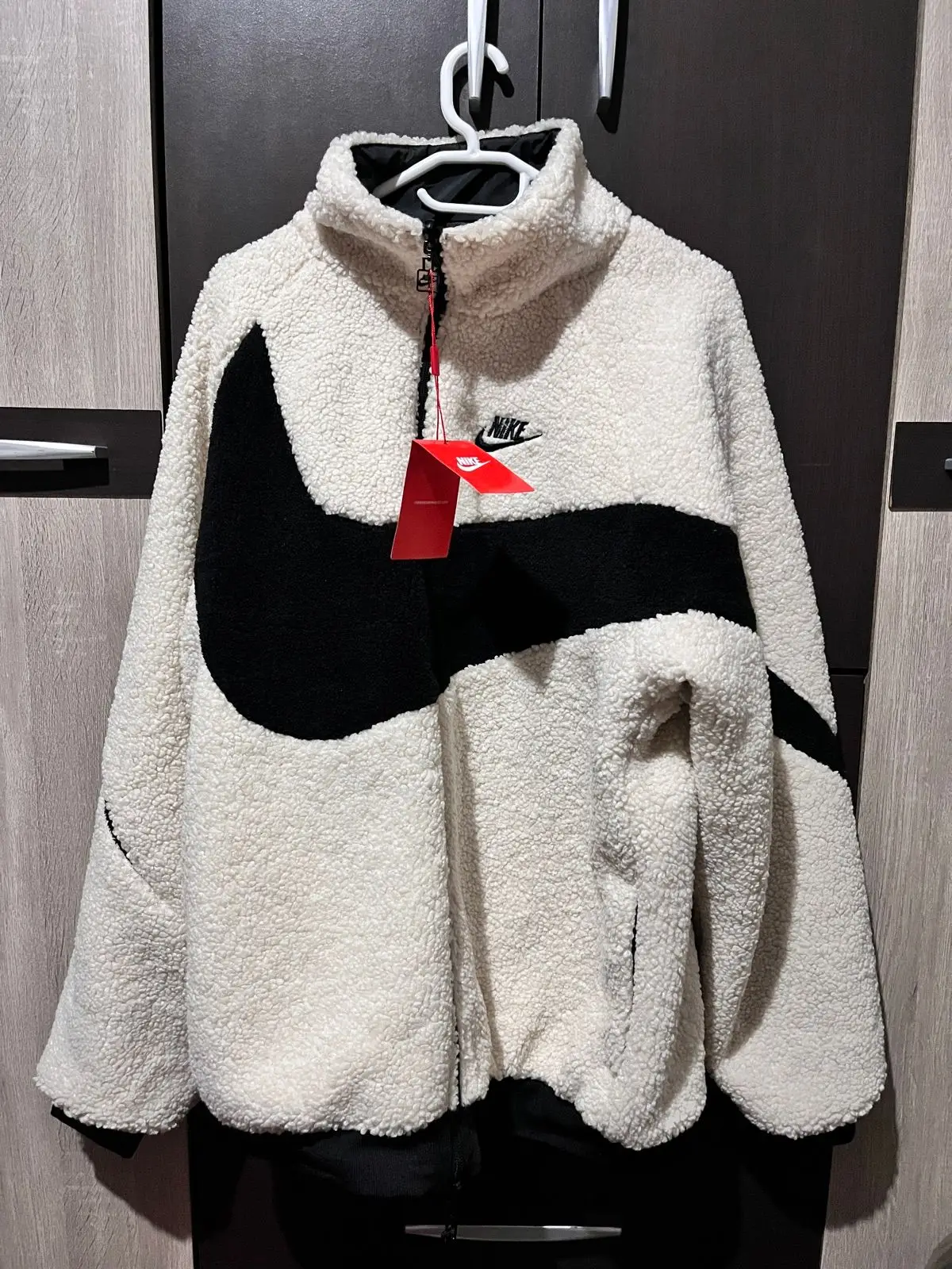 Nike Big Swoosh Sherpa Fleece Jacket