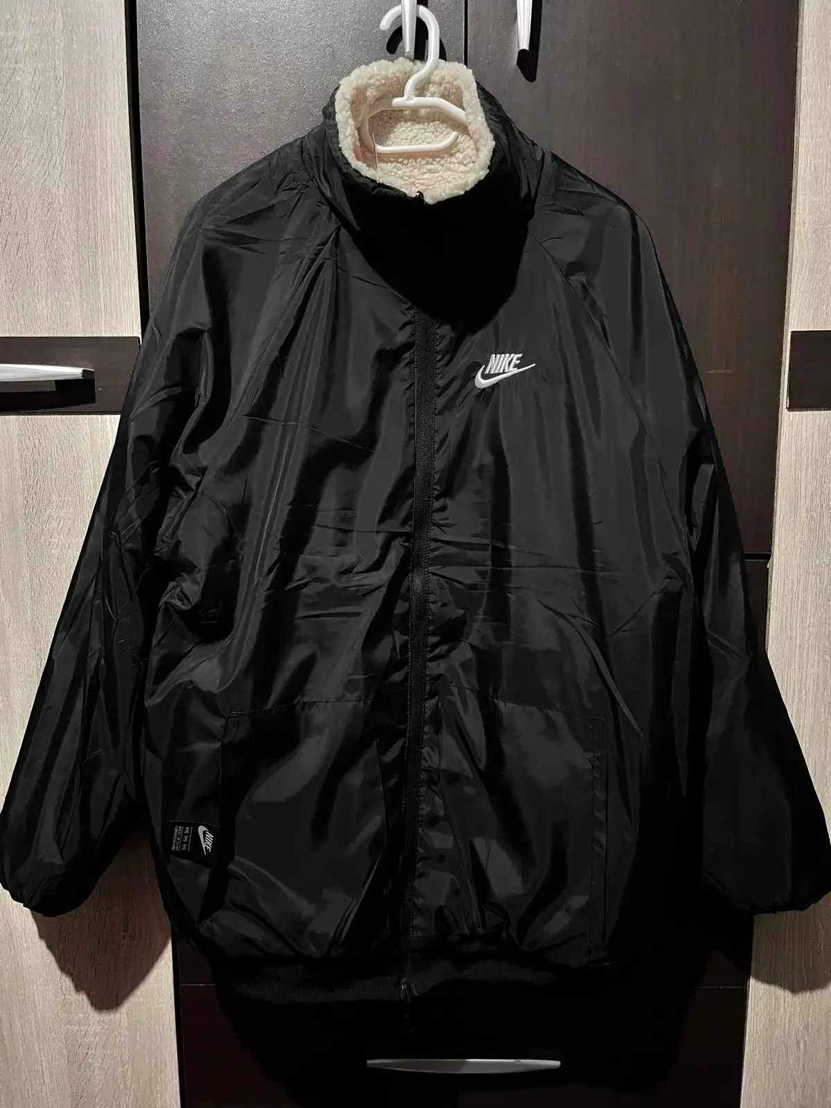 Nike Big Swoosh Sherpa Fleece Jacket
