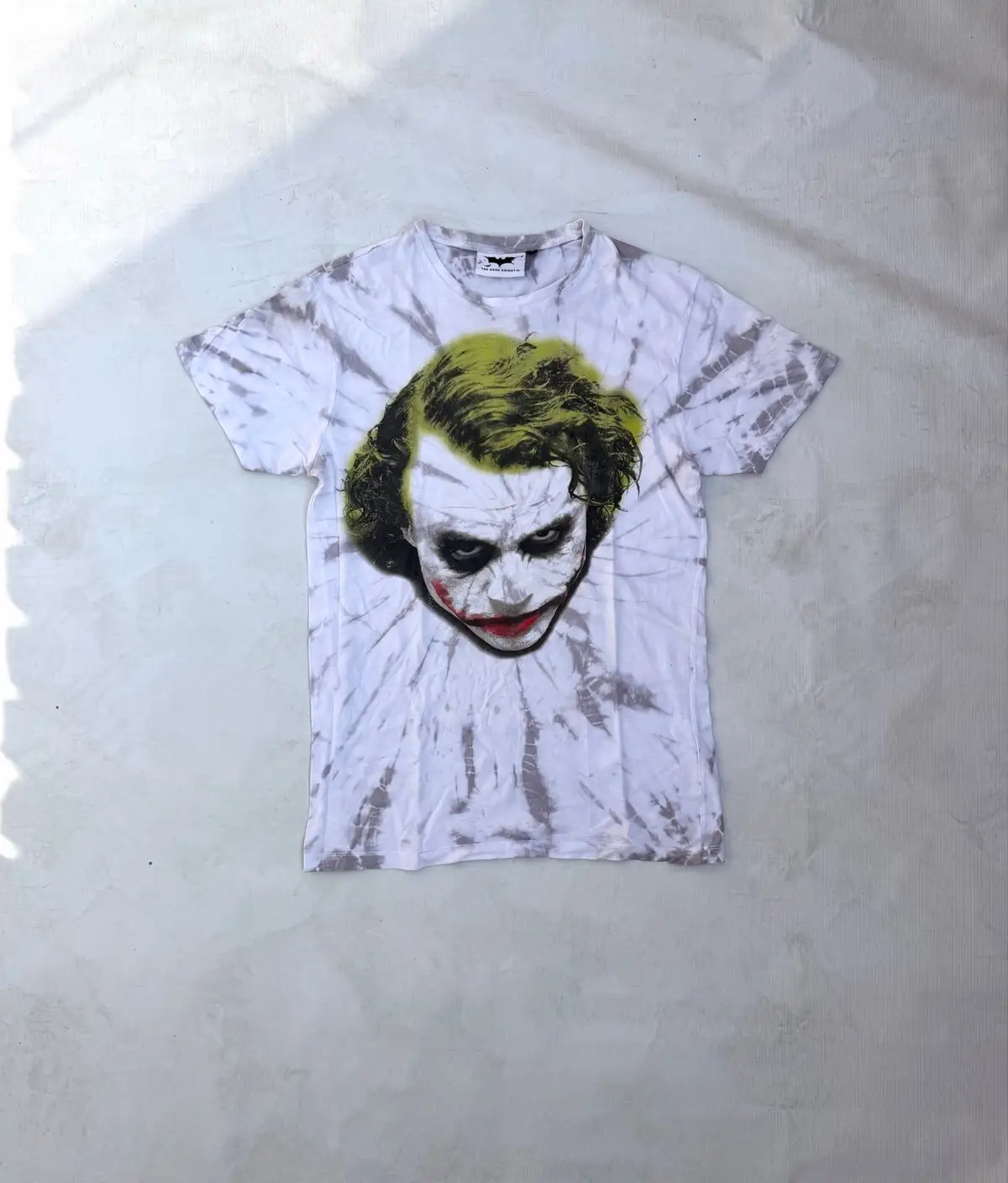 Vintage The Dark Knight Joker Graphic Tie-Dye T-Shirt
