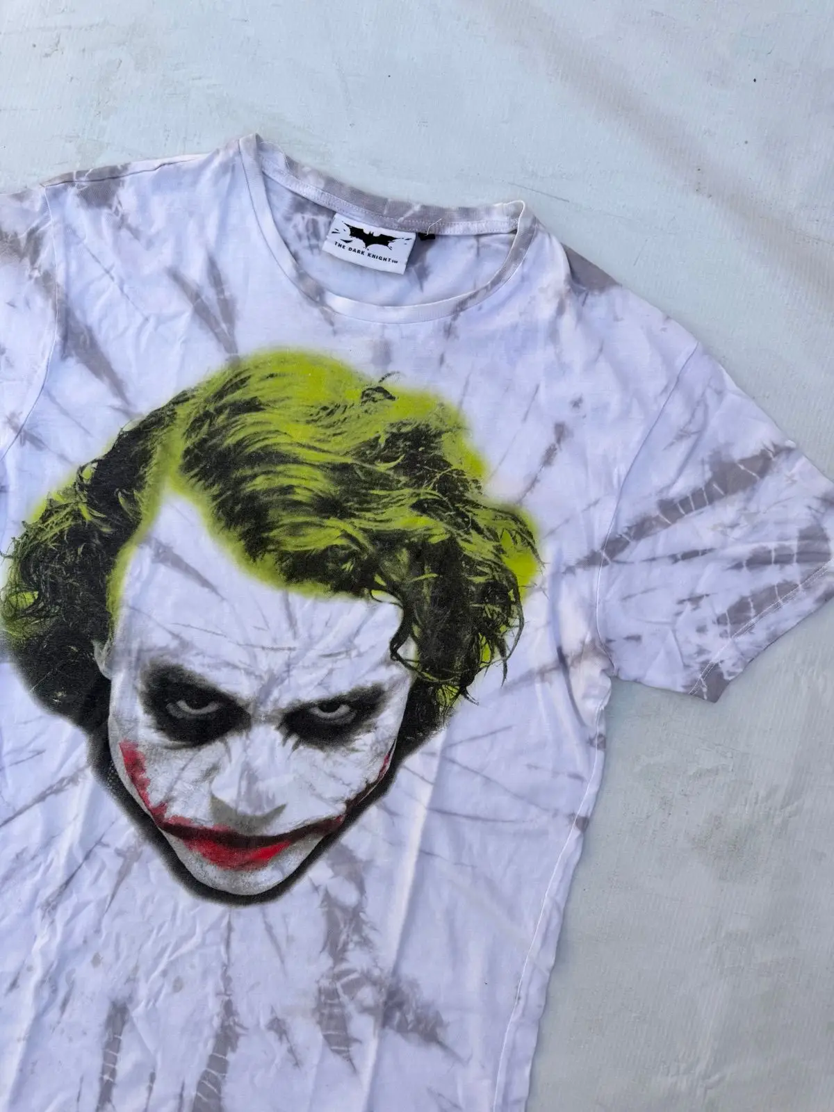 The Dark Knight Joker Graphic Tie-Dye T-Shirt