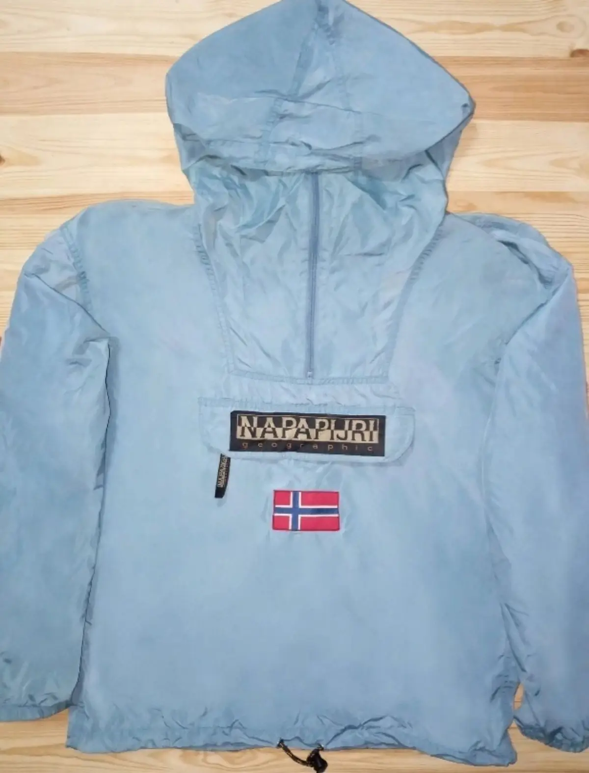 Napapijri Geographic Light Blue Anorak Jacket
