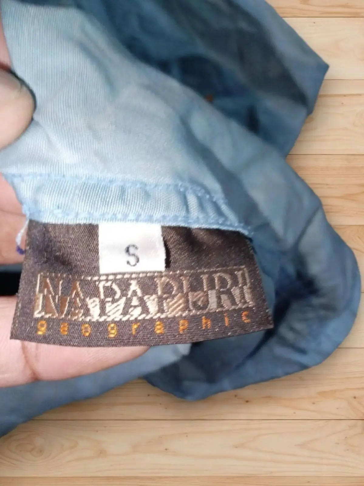 Napapijri Geographic Light Blue Anorak Jacket