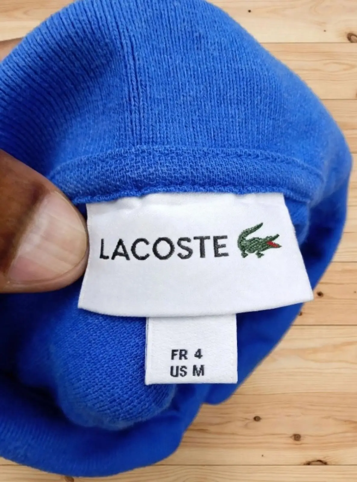 Lacoste Blue All-Over Print Polo Shirt
