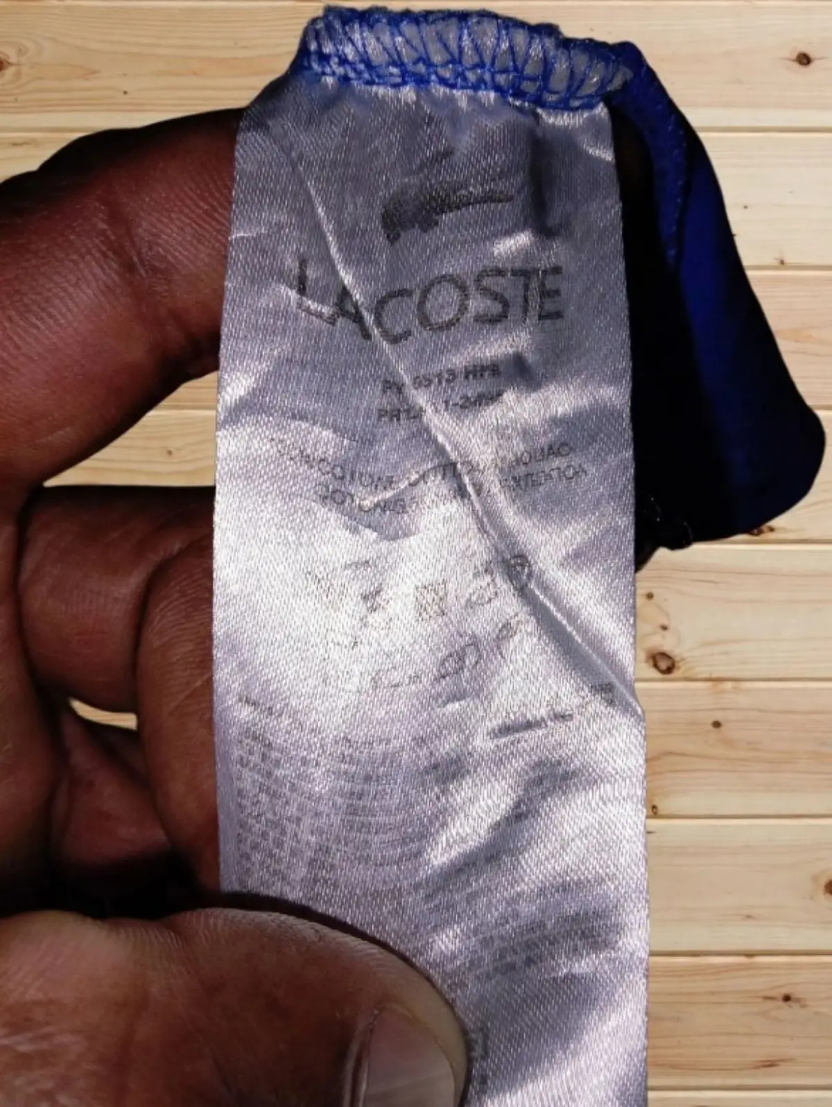 Lacoste Blue All-Over Print Polo Shirt