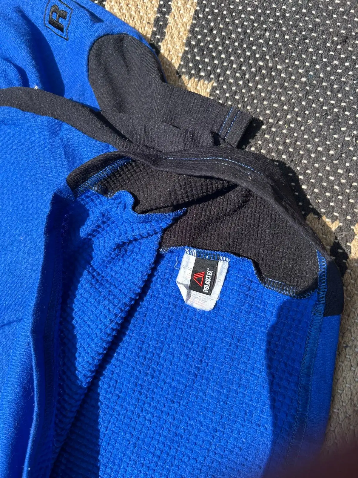 Patagonia Blue Zip Neck Pullover