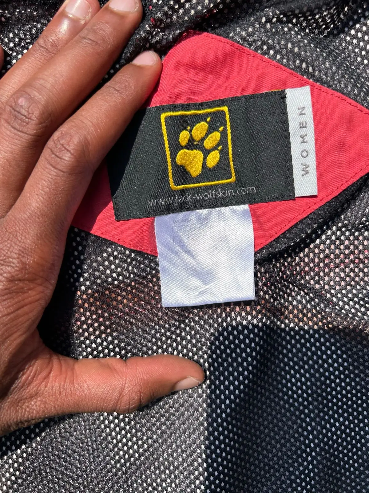 Jack Wolfskin Red Waterproof Hooded Jacket