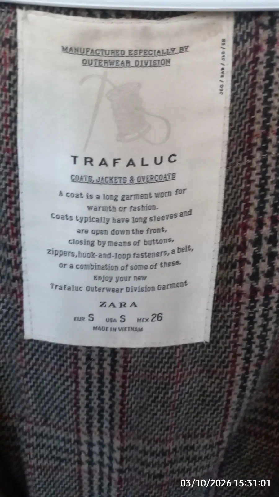 Zara Brown Hooded Parka Coat
