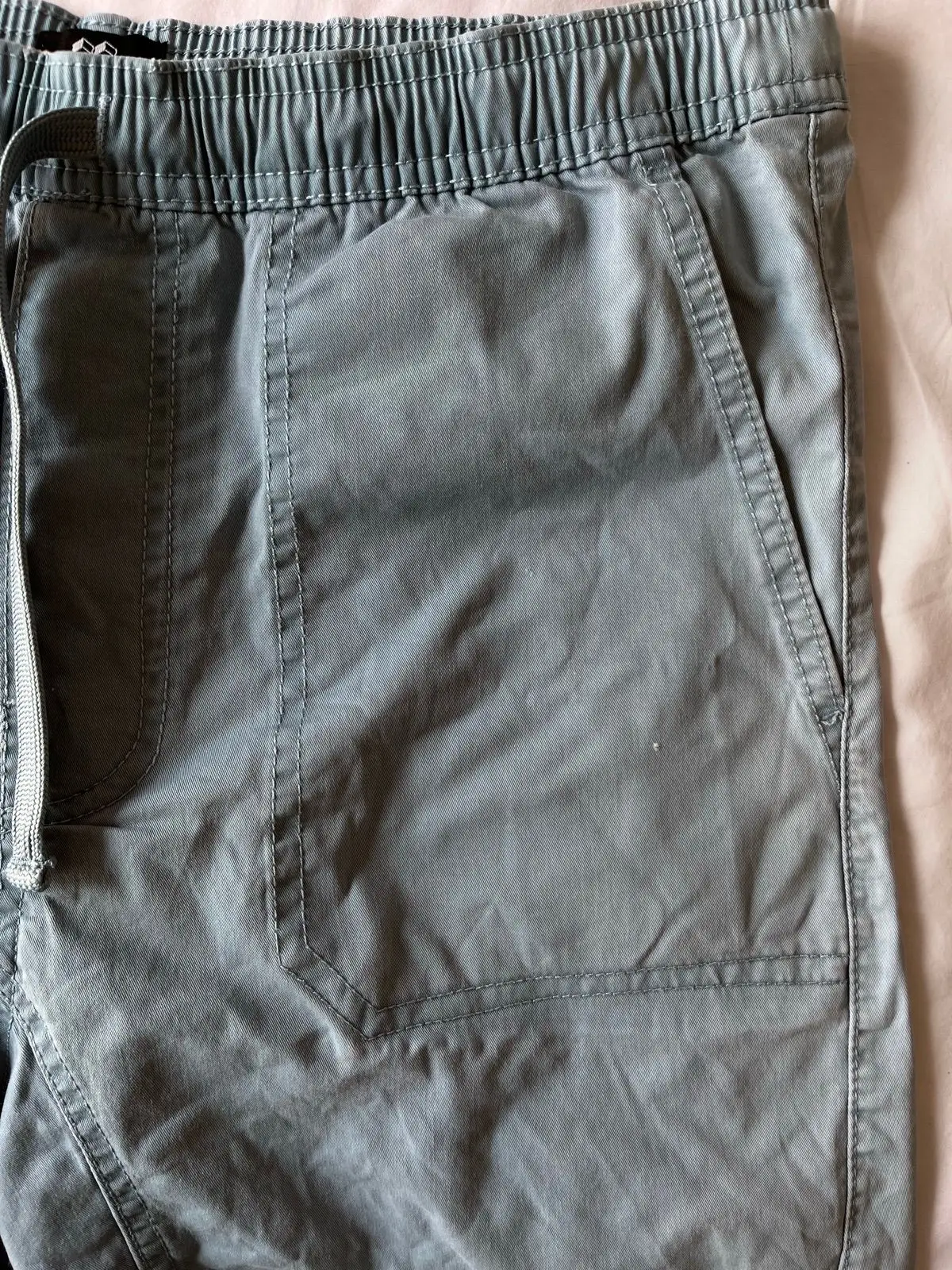 Cotton On Light Blue Drawstring Shorts