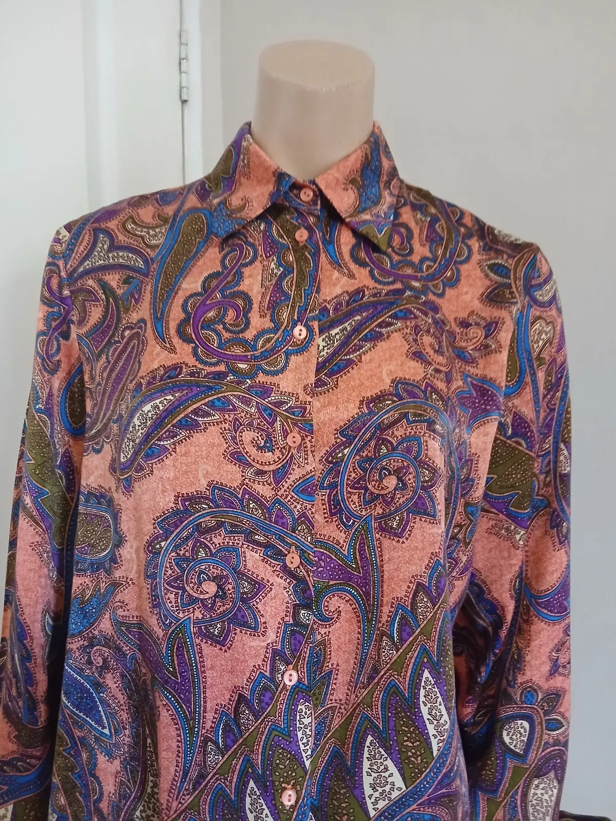 Foschini Paisley Print Long Sleeve Blouse