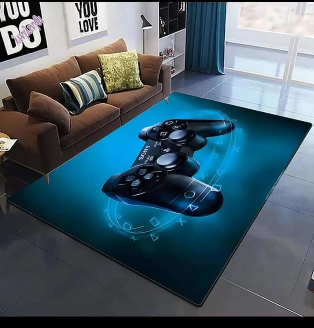 PlayStation Branded Gaming Rug