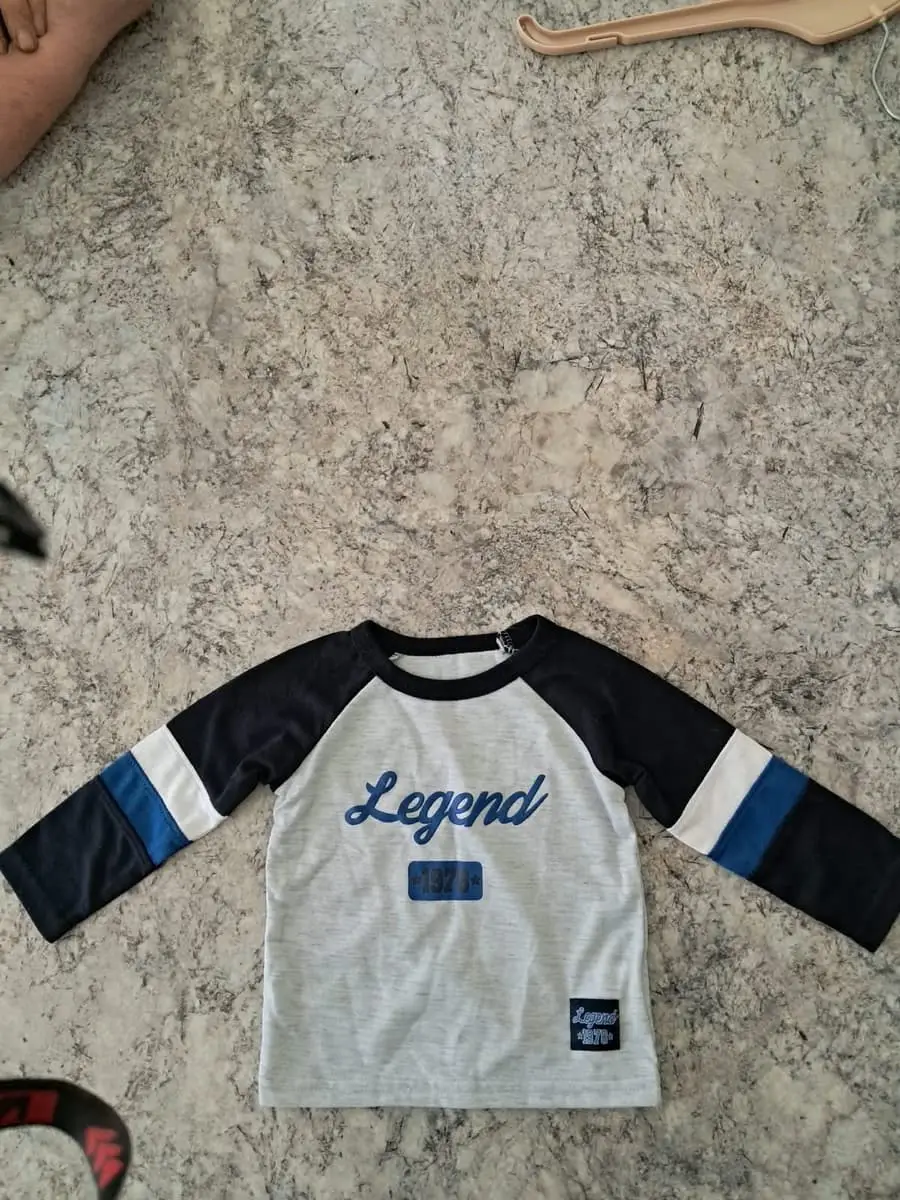 👕 Cuddlesome "Legend" Long Sleeve Baby Top – 3–6 Months