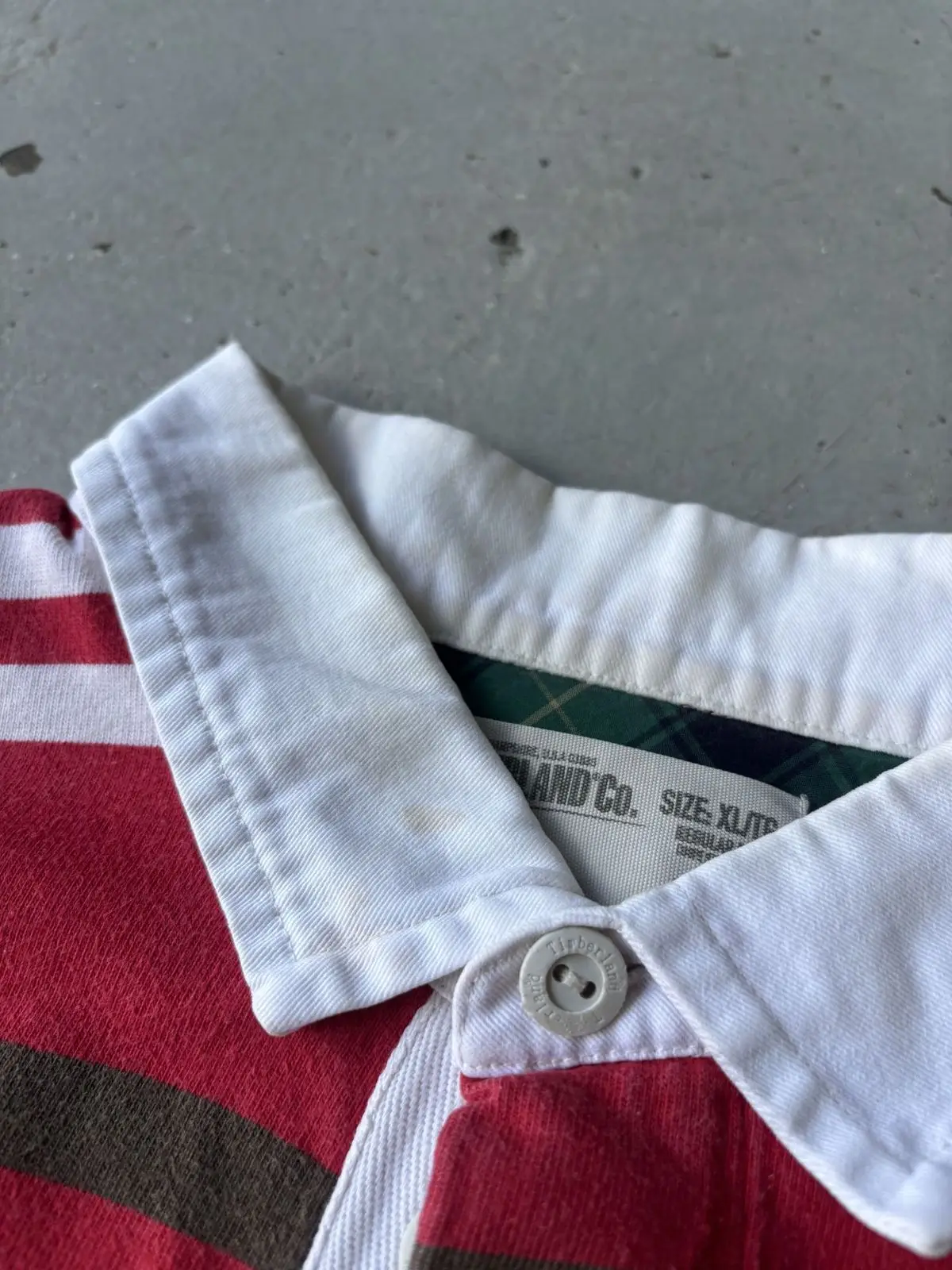 Timberland Striped Long Sleeve Rugby Shirt